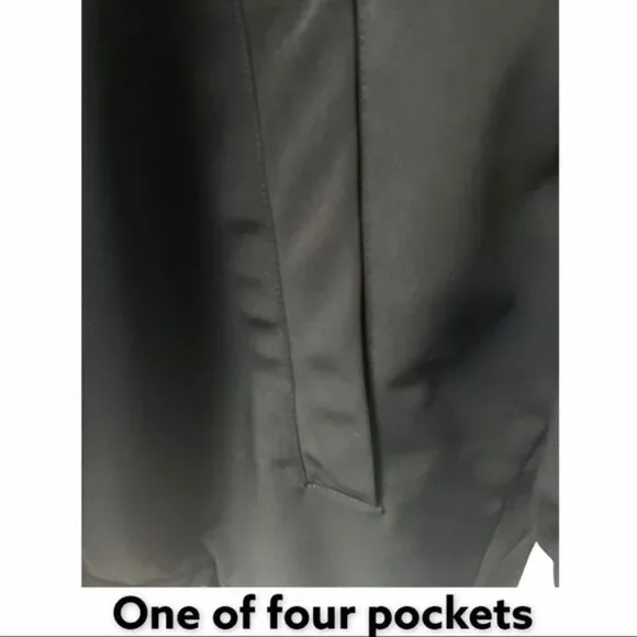 Liz Claiborne Black Heavy Cinch Winter Jacket Size Large - Picture 9 of 16